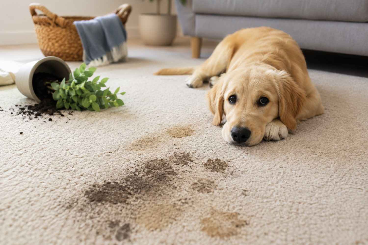 Pet Stains and Odors on Carpet